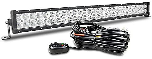 Willpower Led Lichtleiste Balken 12V 24V 32 180W für Auto Offroad KFZ | Lightbar Arbeitsscheinwerfer, mit 12V Kabelbaum, 6000K Weiß, IP67 Wasserdicht, Beleuchtung für Traktor ATV Boot Quad
