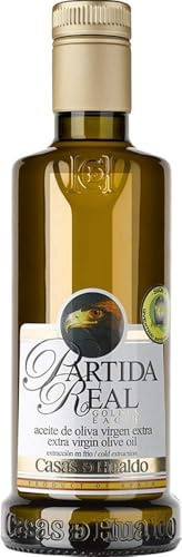 CASAS DE HUALDO - Partida Real Aceite De Oliva Virgen Extra 500Ml - Pack De 12 Botellas