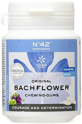 Lemon Pharma N° 42 Chicles Flores de Bach Autoconfianza, 60 g – según el Dr. Bach, como apoyo para tu equilibrio interior con la fuerza de la naturaleza
