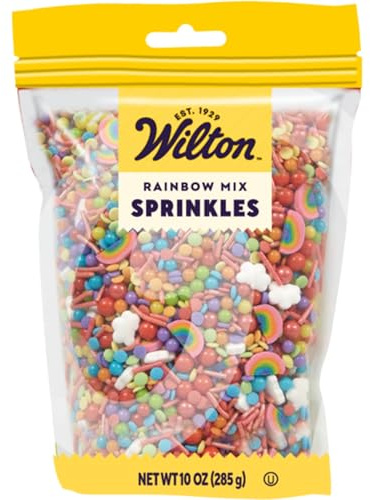 Wilton Rainbow Sprinkles Mix, 10 oz.