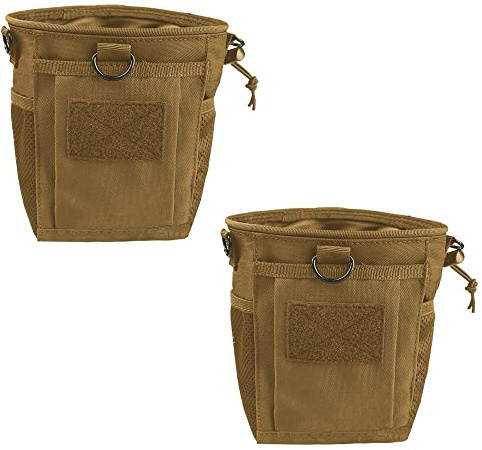 MAGARROW Taktisch Molle Beutel mit Kordelzug Kleine Gürteltasche Tragbare Multifunktionale Kordelzug Halter Zubehör