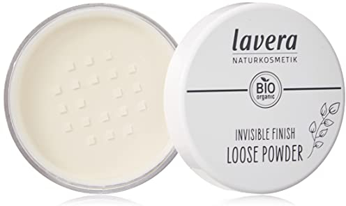 lavera Invisible Finish Loose Powder - Organic Rice and Tapioca - Sets Makeup, Transparent, Mattifying, Long-lasting - Vegan, Organic (1 x 11g)