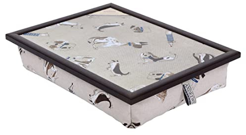 Andrews Living Vassoio per ginocchia con cuscino Dog
