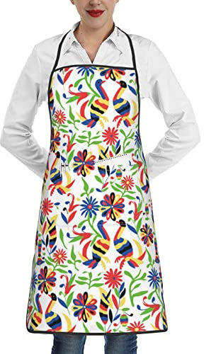 XVBCDFG Kochschürze, verstellbar, wasserdicht, mit Tasche für Küche, Lätzchen, Grillen, Backen, Muay Thai Heiliges Symbol, 11, Einheitsgröße