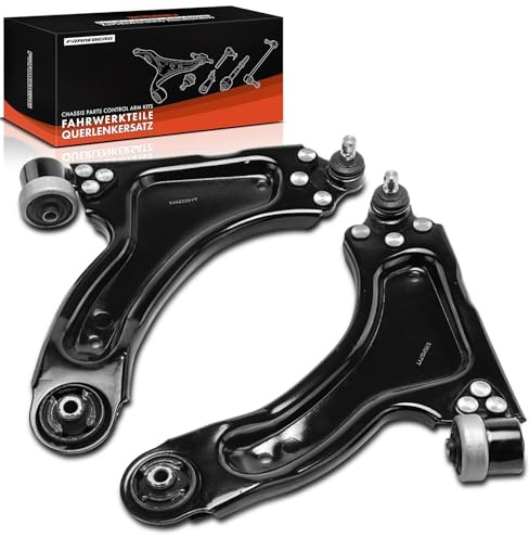 Frankberg 2x Querlenker Achslenker Vorderachse Unten Kompatibel mit Meriva X03 1.2L-1.8L 2003-2010 Meriva MK I A 1.4L-1.8L 2003-2010 Replace# 93338568