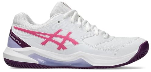 ASICS Gel-Dedicate 8 Padel, Sneaker Mujer, Fruta del DRAGÓN Blanca, 39.5 EU