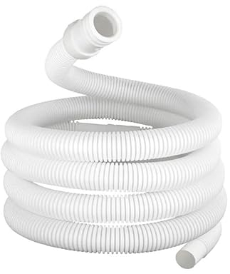 ZHAOSHIXU Washing machine drain pipe 1M-5M 15mm x 16mm White Drain Hose Pipe for Air Conditioner Or Washing Maching Inlet Pipe Plumbing Hoses(2M)