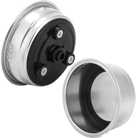 Gokoti Bottomless Portafilter 51mm Coffee Portafilter Basket Detachable Espresso Machine Portafilter Basket