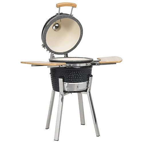 Tidyard Kamado Barbecue à fumoir Céramique 81 cm