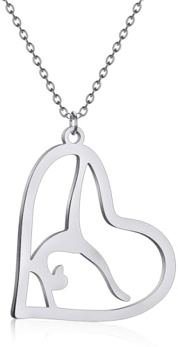 JEYORZY Ginnastica Artistica, Ginnastica Artistica Gadget, Collana Ginnastica Artistica, Collana Ragazza, Donne Ginnaste Allenatori Sport