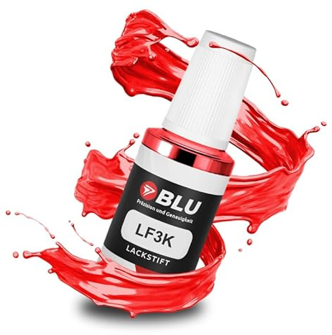 BLU Auto Lackstift Rot kompatibel für Skoda LF3K ROT CORRIDARED | Auto Lack Reparatur Ausbesserungslack