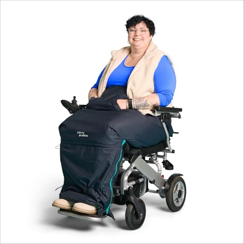 myBlanket Wheelchair Blanket with Fleece, Waterproof Leg Protection 5XL-7XL