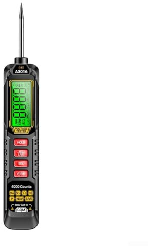 Allthingstore Stylo multimètre de diagnostic de voiture avec testeur de tension ACDC numérique et affichage rétroéclairé pour mesurer les circuits électriques et la sortie du capteur