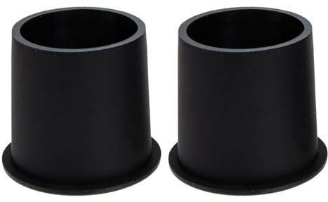 NUOBESTY Lot de 2 Bouchons en Silicone Noir Conique pour Trou de Parasol de Table de Patio Accessoires Anti-Rayures et Anti-Balancement Adaptés pour Parasols de Jardin et Terrasse