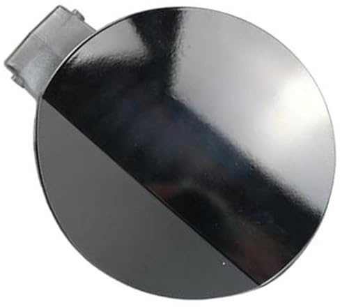 Tankdeckel Kraftstofftankabdeckung Tankklappe, für VW, für Golf 6 MK6 2010 2011 2012 2013 2014, 5K6809857C(Black)