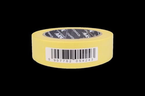 APP Standard 60°C - Malerkrepp 30 mm | Vielseitiges Kreppband für Malerarbeiten, lösungsmittelfrei - Rückstandslos entfernbar | Abklebeband temperaturbeständig bis 60°C | 45 m x 30 mm