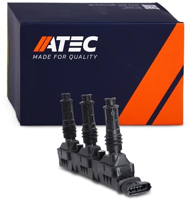 ATEC Germany 1x Zündspule -polig Zündmodul Passend für OPEL AGILA (A) | Kompatibel mit: OPEL AGILA, CORSA B, CORSA C, VAUXHALL AGILA Mk I, CORSA Mk I, CORSA Mk II