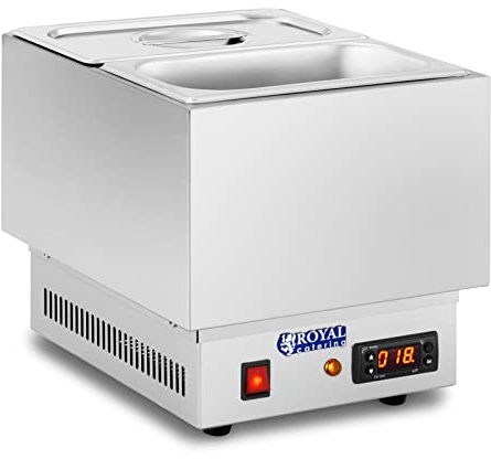 Royal Catering - RCCM-250-2GN - Bagnomaria per cioccolato - 2 x 1/4 GN