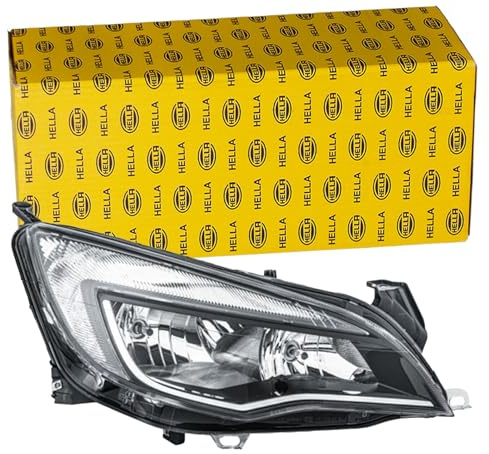 HELLA 1EG 010 011-681 Halogen Scheinwerfer - Opel Astra J (P10) | Kompatibel mit: OPEL ASTRA J, ASTRA J Caravan, ASTRA J Stufenheck