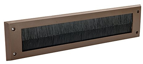 Fixman 894079 Letter Box Draught Excluder Brush 338 x 78mm Brown