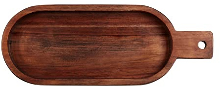 ASA Selection Wood ovale Schale flach