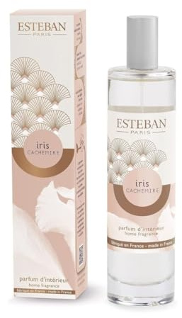 Esteban – rumsdoft sprayflaska 75 ml – doft iris cachemire – långvarig doft – återvinningsbar glasflaska