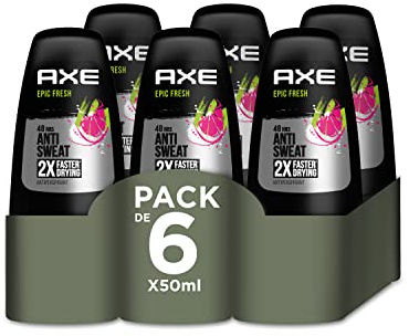 Axe Roll On Epic Fresh Deodorant for Men 50ml (Pack of 6)