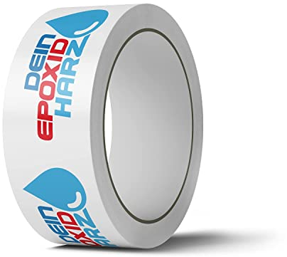 Nastro adesivo per progetti in resina epossidica | Nastro di separazione con effetto antiaderente | nastro sigillante per resina epossidica | 66, x 50 mm (1)