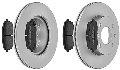 f.becker_line Bremsensatz Bremsbeläge belüftet Vorne (13810047) - kompatibel mit HYUNDAI I10- Bremsen Set Bremsenset Bremsanlage