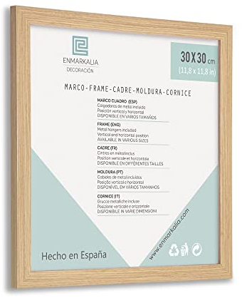 Enmarkalia Marco 30X30 cm - color Madera (Moldura 30x15mm) X 1 Ud.