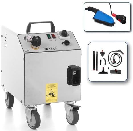 AEOLUS Professional Steam Cleaner LP01SB 200RA Bedbugs Bed Bug Eggs Germs Bactericide Disinfects Virucidal Insecticide Sporicide Brush Disinsectisation Effectiveness A++