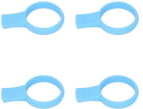 HELEVIA 4PCS Tennis Grip Trainer Aid Tennis Tennisschläger Trainer Tool Outdoor-Sportwettkämpfe (Blau)