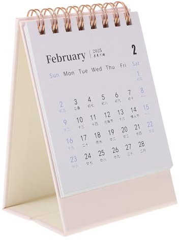 Operitacx Mini Desk Calendar Small 2025 Calendars Small Desk Calendar Academic Year Floral Agenda Planner Calendar 2024-2025 Table Calendar Desktop Pad Paper
