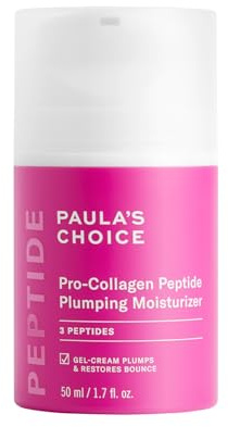 Paula's Choice Pro-Collagen Peptide Plumping Feuchtigkeitscreme, 50 ml | Leichte Anti-Aging Gesichtscreme für 24h Feuchtigkeit - Mit 3X Pro-Kollagen-Peptiden & Hyaluronsäure - Glättet feine Linien