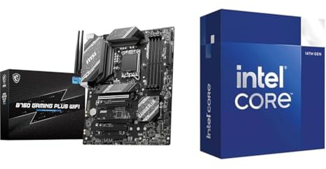 MSI B760 GAMING PLUS WIFI Motherboard + Intel® Core™ i5-14400 Desktop Processor 10 cores