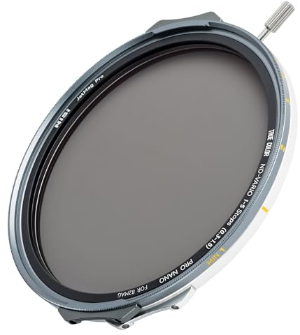 NiSi JetMag Pro 82MAG True Color Vario ND 1-5 Stops Magnetisch VND Filter | ND0.3-1.5 Variable Lichtreduktion für Langzeitbelichtung, Video, Motion Blur und präzise Belichtungssteuerung