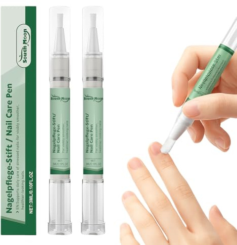QOCUILC 2 Piezas de lápiz para el Cuidado de las uñas, lápiz para el Cuidado de las Uñas con Micosis,Con Aceite de árbol de Té, Aceite para Cutículas,Endurecedor de Uñas, 3 ml
