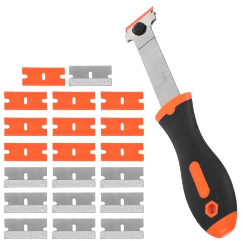 SOPOTUTU Espátula Limpiadora Multiusos Para Vitrocerámica Herramienta De Limpieza Para Residuos Difíciles Raspador De Cocina Resistente Herramienta De Limpieza Para Estufas