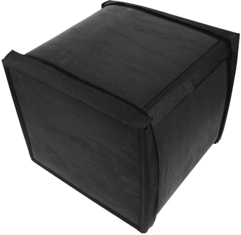 WEKADRIN Boîtier Insonorisé pour Pompe à Eau 31X27 CM Couverture d'Insonorisation en Mousse Noire du Bruit Protection Anti-Vibrations Adapté Générateur et Pompe à Air Usage Polyvalent