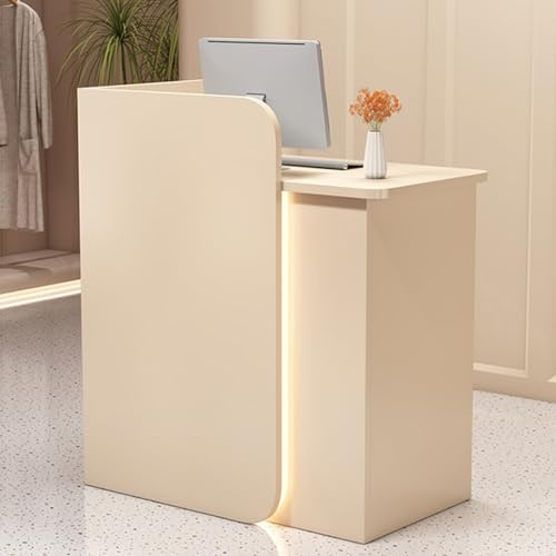 Låsbart receptionsskrivbord med hörnkassör främre bänkbord för detaljhandelsmarknaden närbutik hotellbar och klädaffär (Bei+Bei)