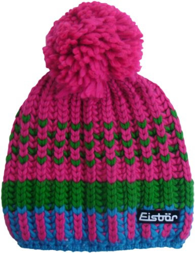 Eisbär Damen Mütze Lesly Pompon, pitti pink, 383130