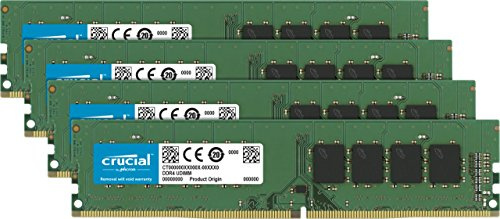 Crucial CT4K16G4DFD8213 - Kit de Memoria RAM de 64 GB (4 x 16 GB, DDR4, 2133 MHz, PC4-17000, Dual Rank, DIMM, 288-Pin)