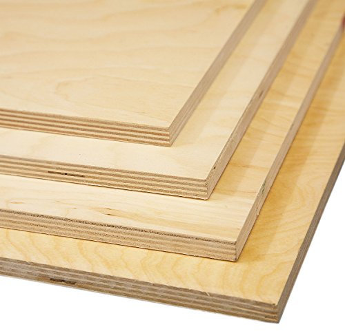 Quality Solid Birch Plywood 9mm x 600mm x 300mm Top Grade Plug Free One Side