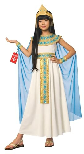 Morph Cleopatra Costume for Kids - Egyptian Costume for Girls - Halloween Dress Up - Egypt Themed Outfit, Large