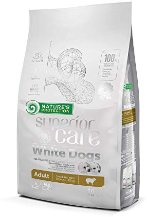 Nature's Protection Superior Care White Dog Small Breed Adult Feed, 1-pack (1 x 10 kg)