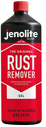 JENOLITE Rust Remover Concentrated Gel | NON-DRIP | Fast Acting Rust Remover | Strips Rust Back to Bare Metal | 1l