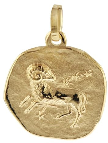 trendor Sternzeichen-Anhänger Widder 333 Gold 16 mm 08725-04