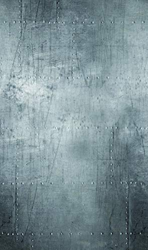 Fototapete Stahloptik Grau - Vlies, Metall, Stahl - für Schlafzimmer, Wohnzimmer, Küche - Made in Germany - Neu - 2,70m x 1,59m - 47212