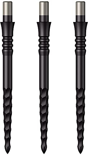 Mission Darts Sniper Points | Lunar FS | Steel Tip Replacement Points | Available in 28/32mm and Black and Silver