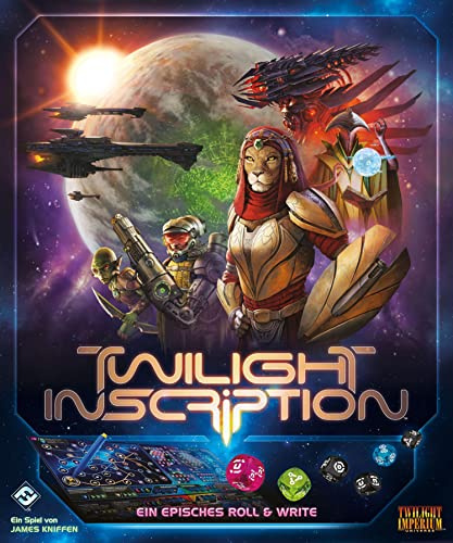 Fantasy Flight Games | Twilight Inscription | Expertenspiel | Strategiespiel | 1-8 Spieler | Ab 14+ Jahren | 90-120 Minuten | Deutsch